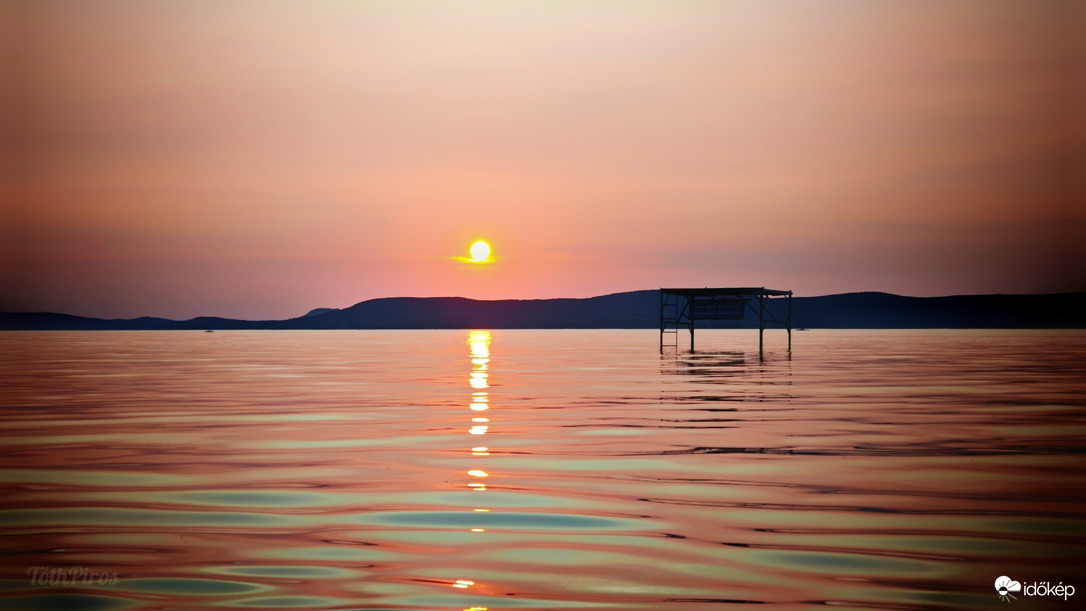 Szaharai poros naplemente 