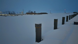 Csend ölelt át a mólón... 