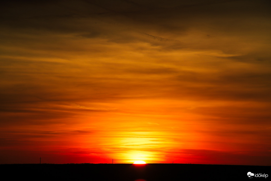 Csodás Naplemente kis falunkban 