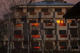 A nap fényfestése...