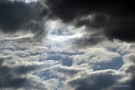 Tatabánya felett az égbolt ma. 