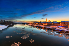 Jégzajlás a Tiszán 2026.