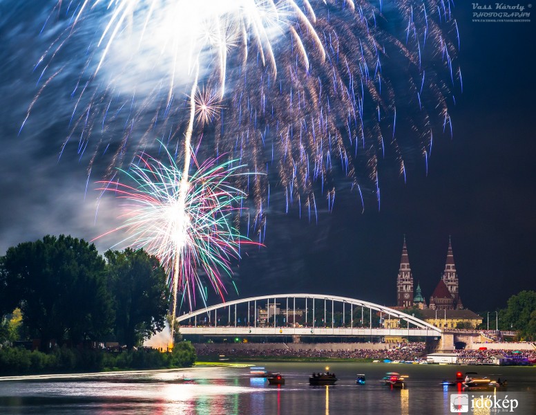 Tűzijáték, Szeged, 2015.