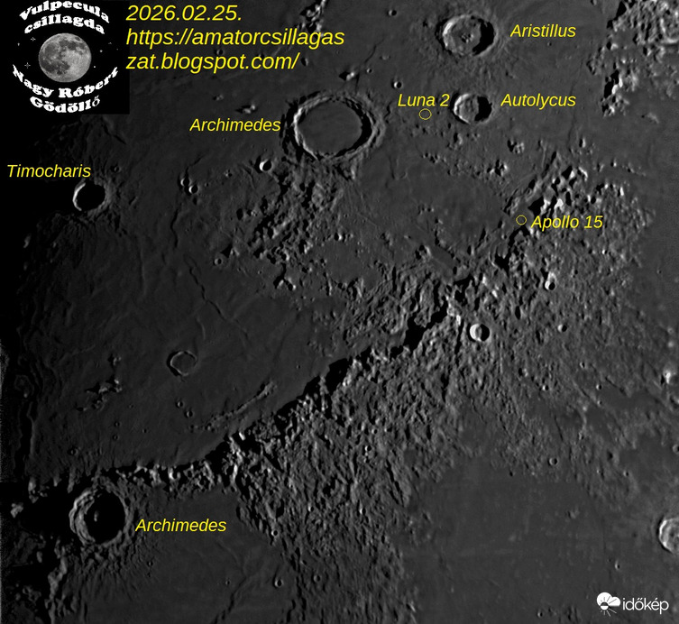 Február végi barangolás a Holdon. 