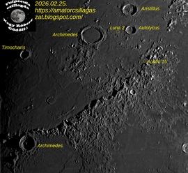 Február végi barangolás a Holdon. 