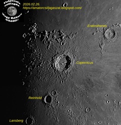 Február végi barangolás a Holdon.