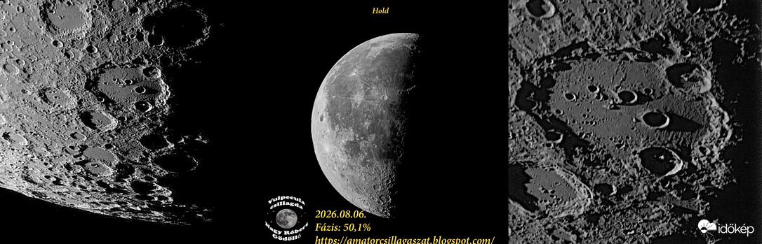 Clavius kráter 2026.08. -án hajnalban.