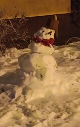Egy múlt heti részeg hóember...