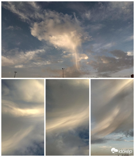 Reggeli felhő, és fényjáték