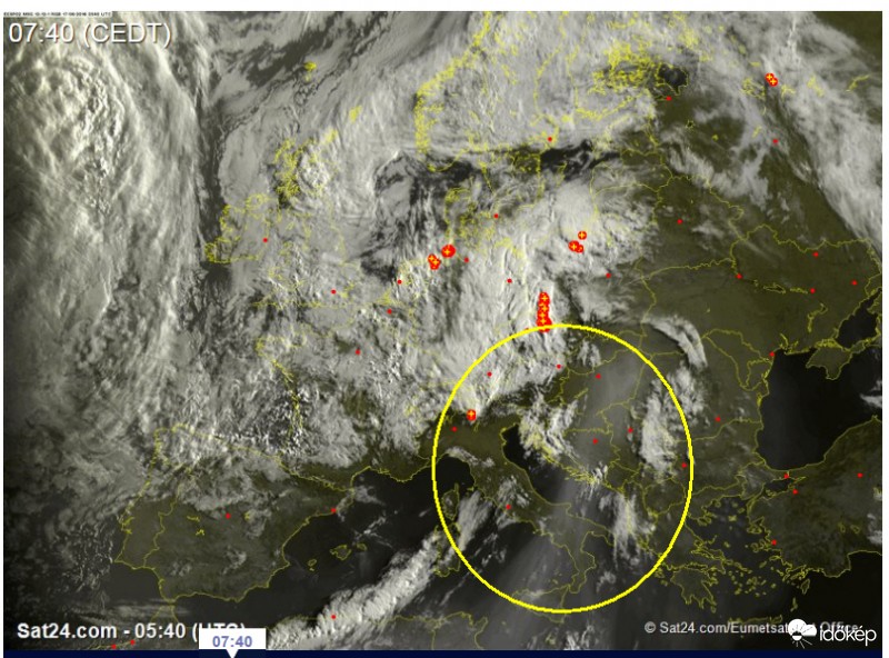 Száraz légköri homály.