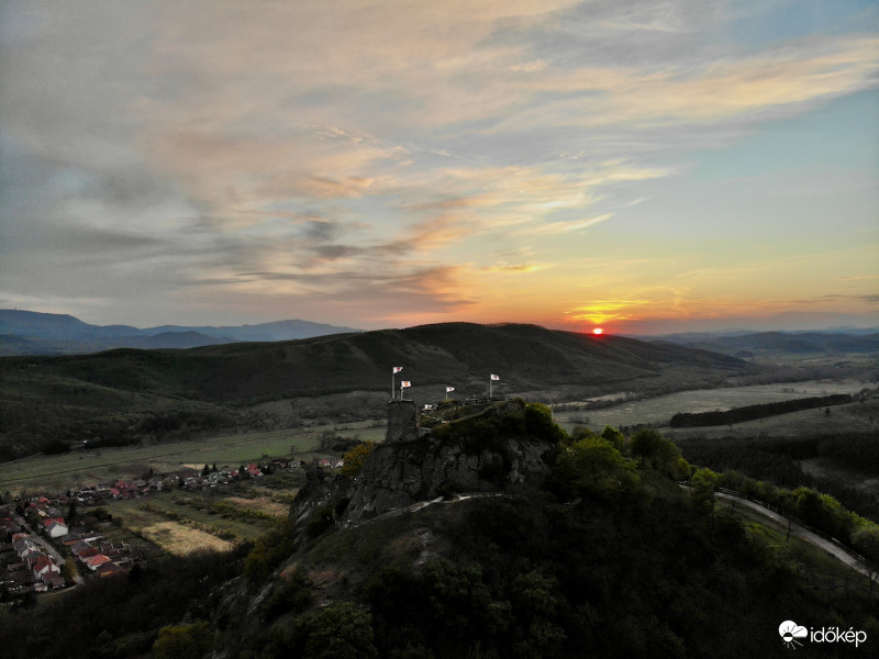 Siroki vár napnyugtakor