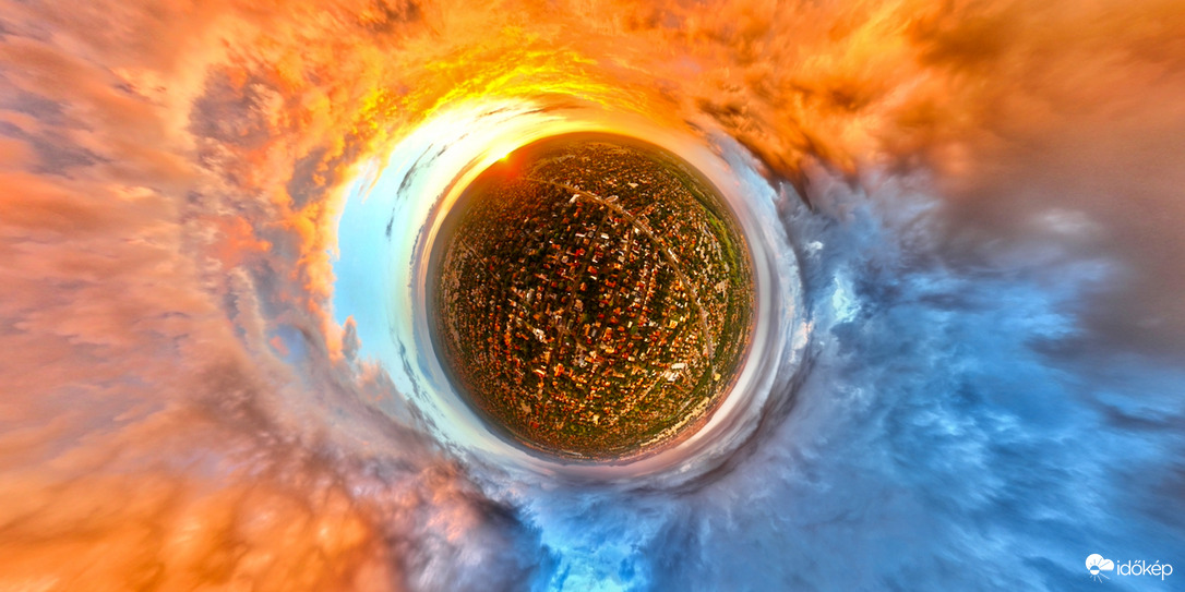 Káprázatos napkelte gömbpanorámán