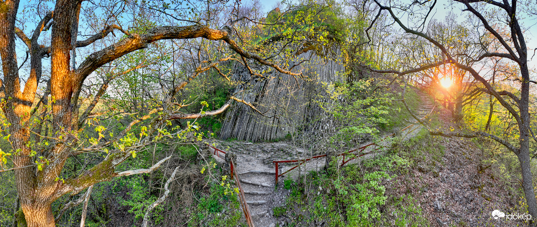 Somoskői bazaltorgonánál