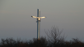 "Vasfüggöny" emlékoszlop / Fertőrákos