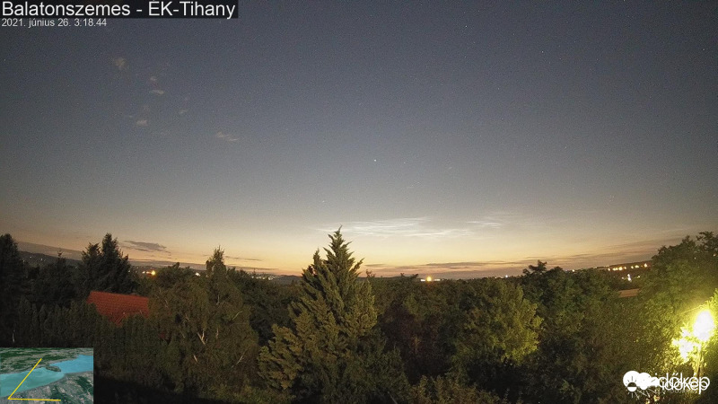 NLC Balatonszemesről nézve (3:00-3:30 óra között)