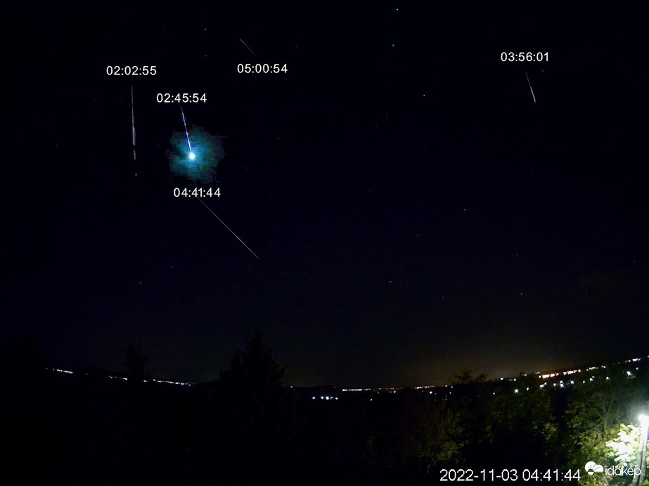 Tauridák 2022-11-03 hajnali fogások egy képen