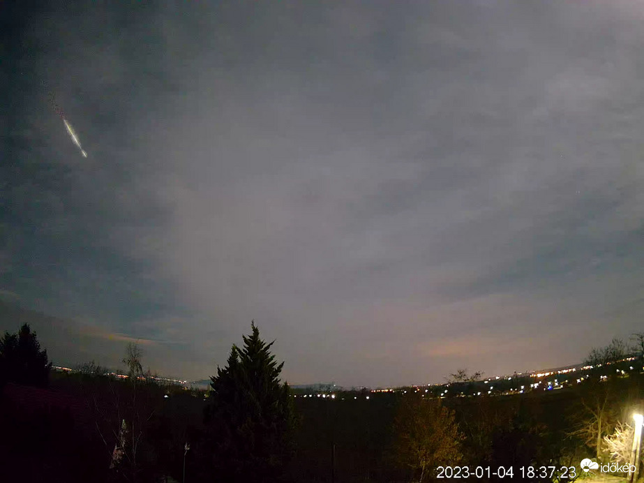 Tűzgömb Balatonszemesről