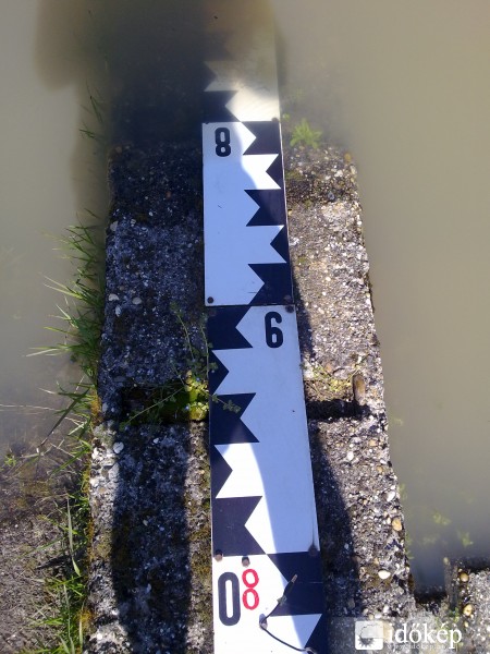 A Tisza Szentesnél:784 cm