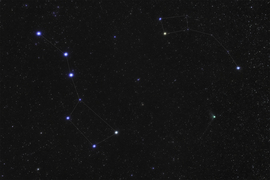 C/2022 E3 (ZTF) a csillagképek között