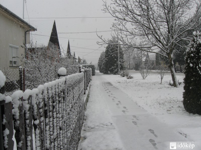 meg jött a tél