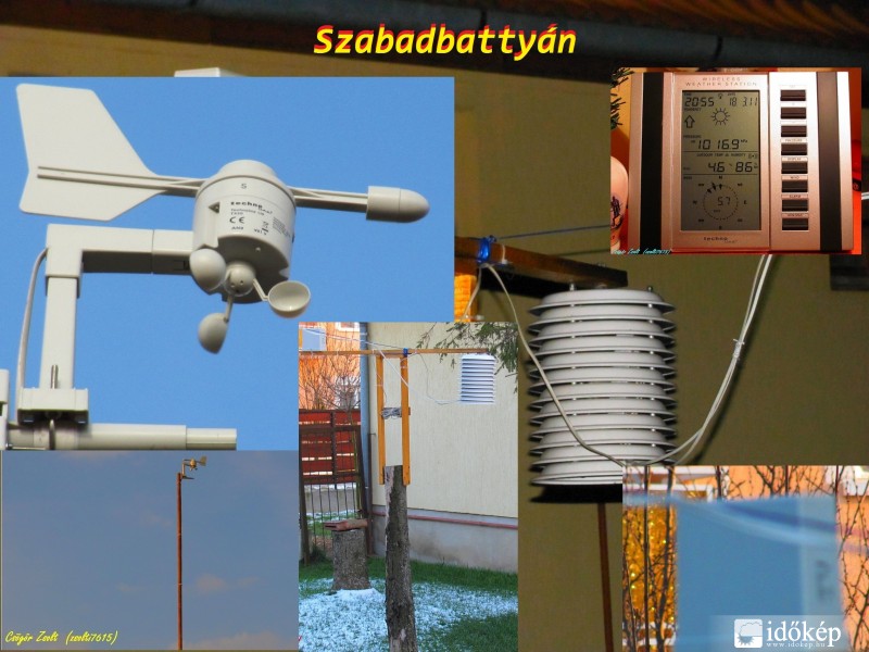A Szabadbattyáni Met. Állomás szenzorai egy képen...