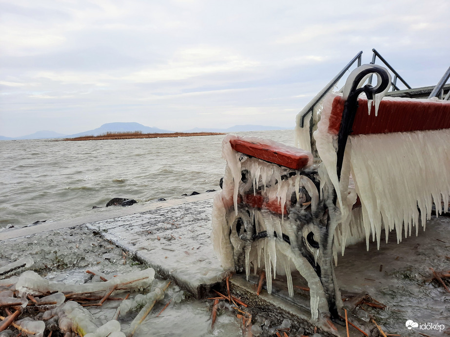Jeges csodavilág Balatonfenyvesen