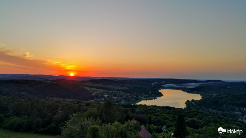 Orfűi naplemente