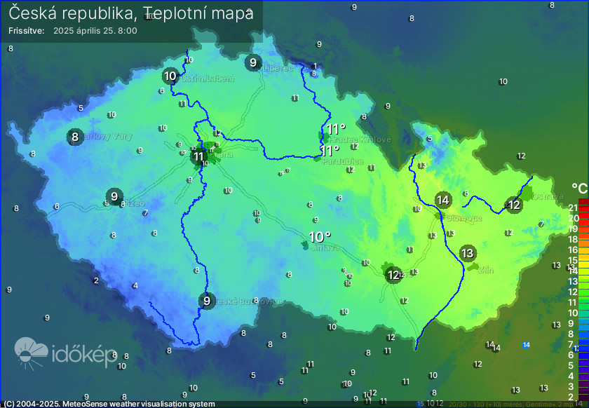 Mapa Teplot